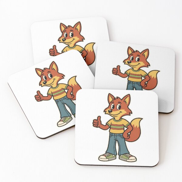 Item preview, Cool Vintage Retro Fox Mascot designed and sold by Brasuca's Art.