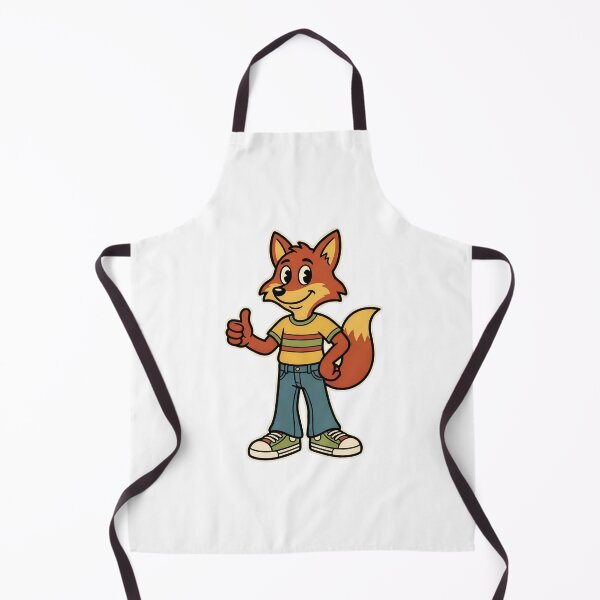 Item preview, Cool Vintage Retro Fox Mascot designed and sold by Brasuca's Art.