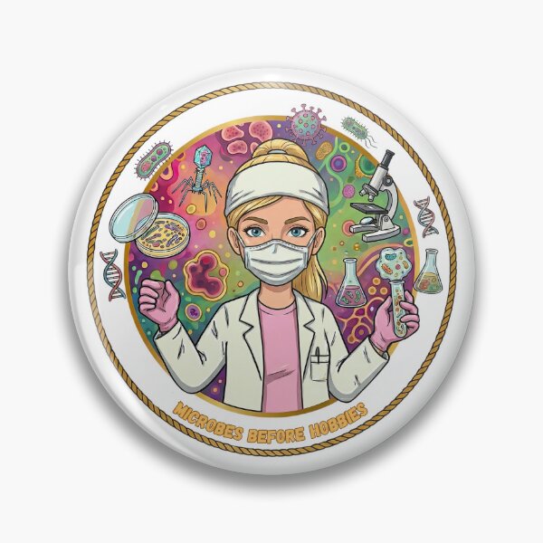 Item preview, Microbes before hobbies (microbiologist) designed and sold by Nurse Eve.