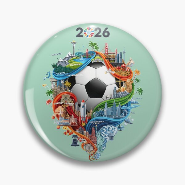 Item preview, Football World Map designed and sold by UrbanPrts.