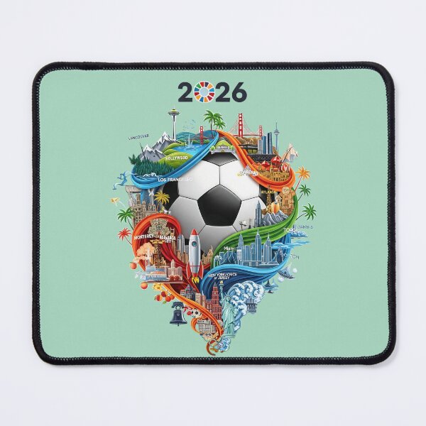 Item preview, Football World Map designed and sold by UrbanPrts.