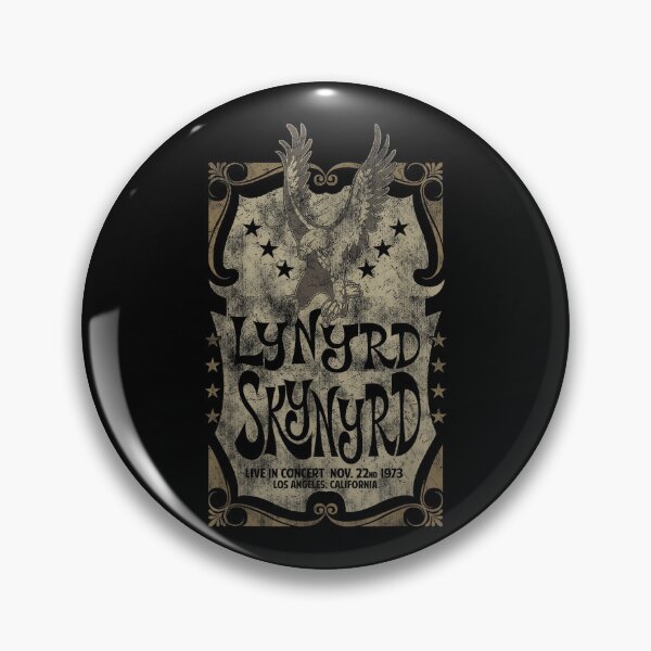 Item preview, Lynyrd Skynyrd Funky Gig Poster LA Free Bird Retro 70s Rock designed and sold by NatalieCWilk.