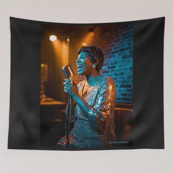 Item preview, Aretha Franklin - Wall Art - Bridge Over Troubled Water designed and sold by DBM Photo Art 1.