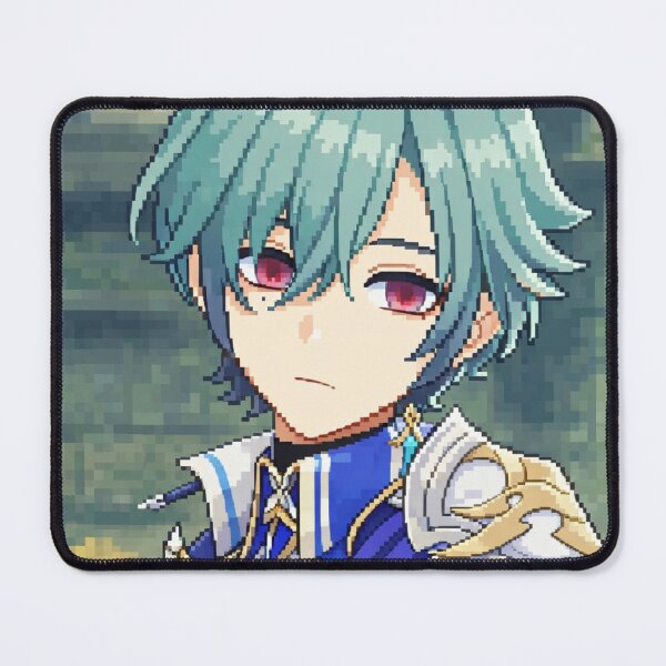 Item preview, genshin impact lohen pixel art designed and sold by lilypadblue.