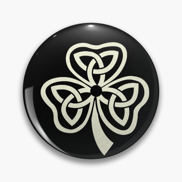 Item preview, Celtic Shamrock Knot Minimalist Irish Symbol Design designed and sold by Fradikal.