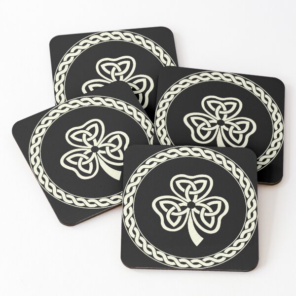 Item preview, Celtic Shamrock Knot Minimalist Irish Symbol Design designed and sold by Fradikal.