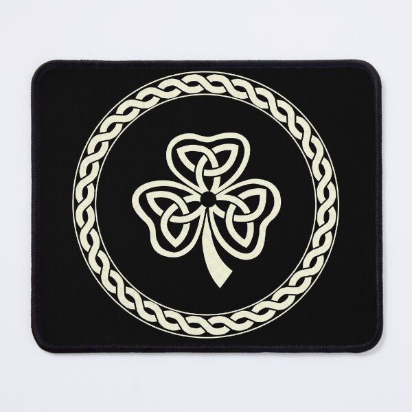 Item preview, Celtic Shamrock Knot Minimalist Irish Symbol Design designed and sold by Fradikal.