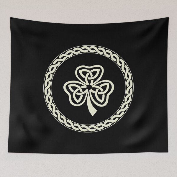Item preview, Celtic Shamrock Knot Minimalist Irish Symbol Design designed and sold by Fradikal.