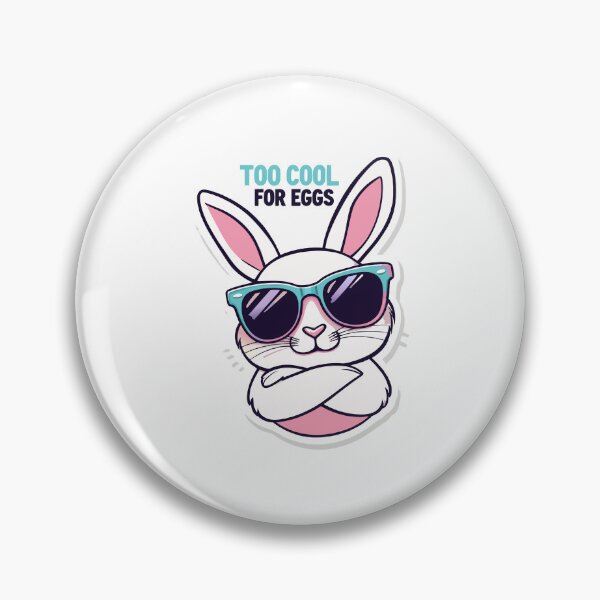 Item preview, funny easter Too Cool For Eggs designed and sold by Uglyandcute.