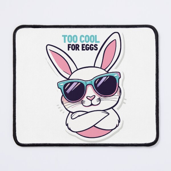 Item preview, funny easter Too Cool For Eggs designed and sold by Uglyandcute.