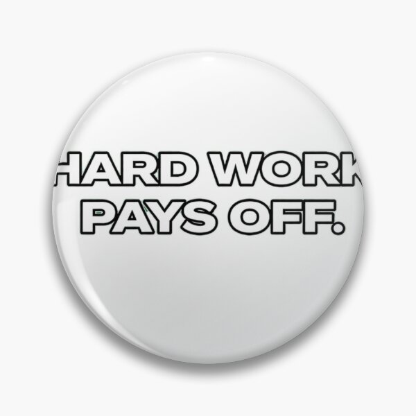 Item preview, Motivational Quote Design – Hard Work Pays Off Minimalist Typography Design designed and sold by ZEVARO.
