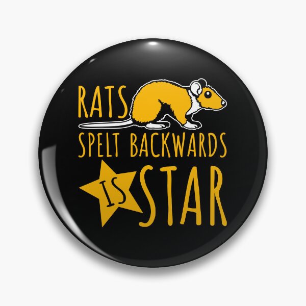 Item preview, Rats Spelt Backwards Is Star Funny Clever Quote Logo designed and sold by shirt-o-mat.