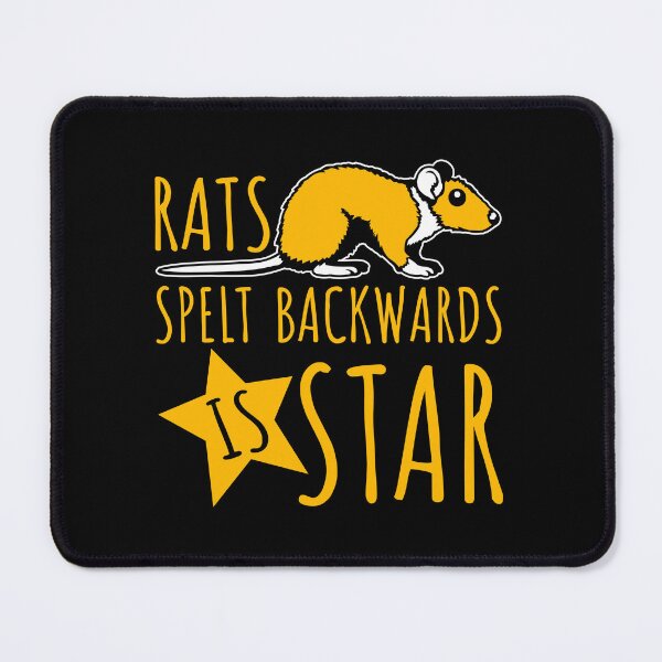 Item preview, Rats Spelt Backwards Is Star Funny Clever Quote Logo designed and sold by shirt-o-mat.