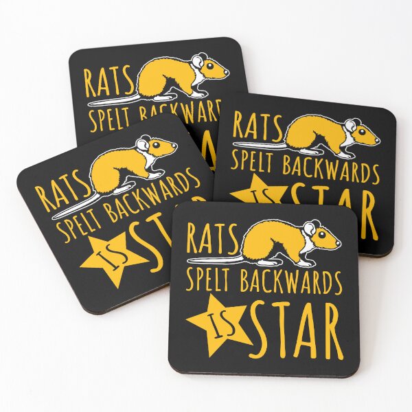 Item preview, Rats Spelt Backwards Is Star Funny Clever Quote Logo designed and sold by shirt-o-mat.