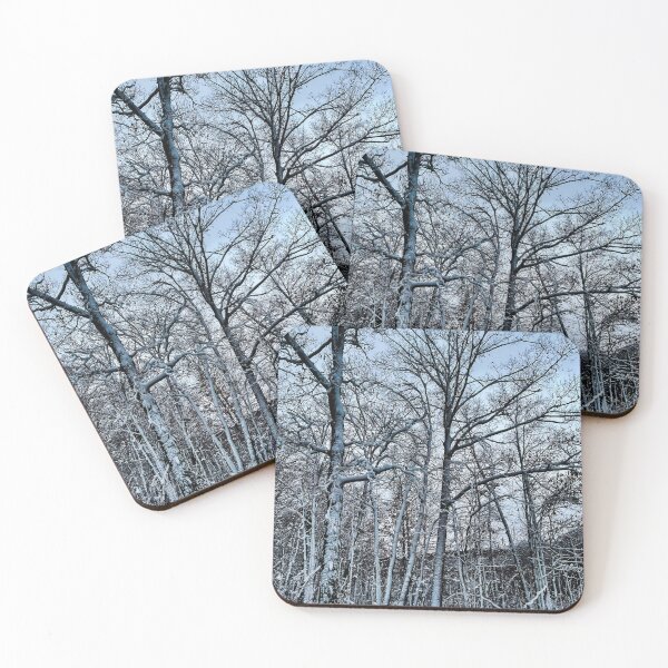 Item preview, Snow Covered Trees – Quiet Winter Forest Landscape Photography designed and sold by aadventures.