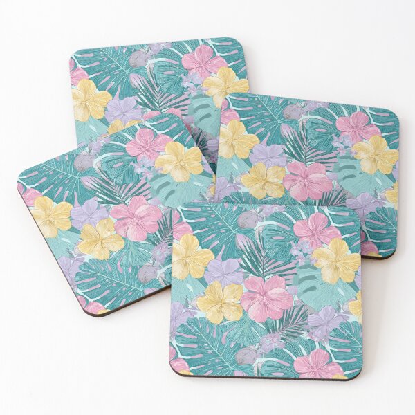Item preview, Whimsical Tropical Floral Texture - Flower Floral Print  - Gifts For Dad designed and sold by RoyalStarsPatts.