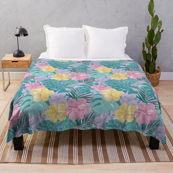 Item preview, Whimsical Tropical Floral Texture - Flower Floral Print - Gifts For Dad designed and sold by RoyalStarsPatts.
