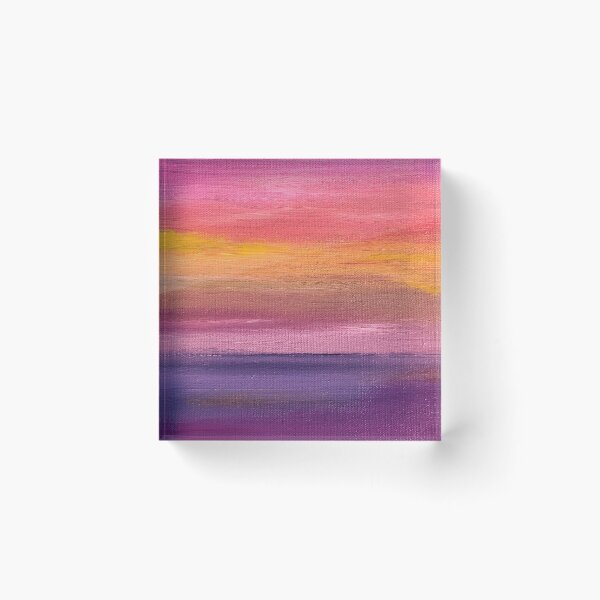 Item preview, Sunset Colors Love abstract colorful art in pink, orange and purple designed and sold by Susanna Schorr.