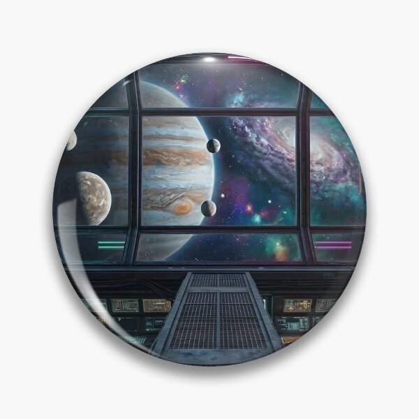 Item preview, Cosmic Command: View from the Infinite Neon Dimension designed and sold by ZETORA Studio.