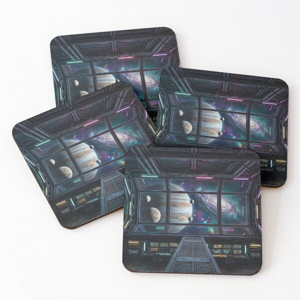 Item preview, Cosmic Command: View from the Infinite Neon Dimension designed and sold by ZETORA Studio.