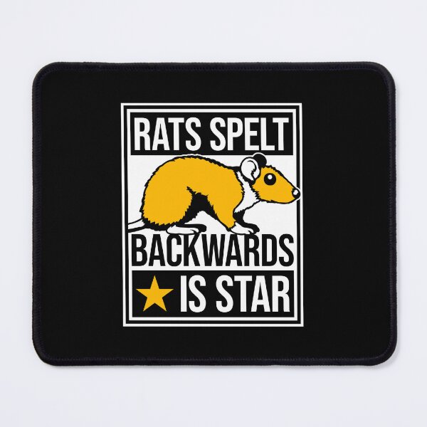 Item preview, Rats Spelt Backwards Is Star Funny Clever Quote Logo designed and sold by shirt-o-mat.