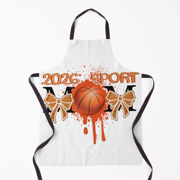 Item preview, 2026 Basketball Sport Mom Festive Gingerbread Bow Design designed and sold by BeatyinChaos.