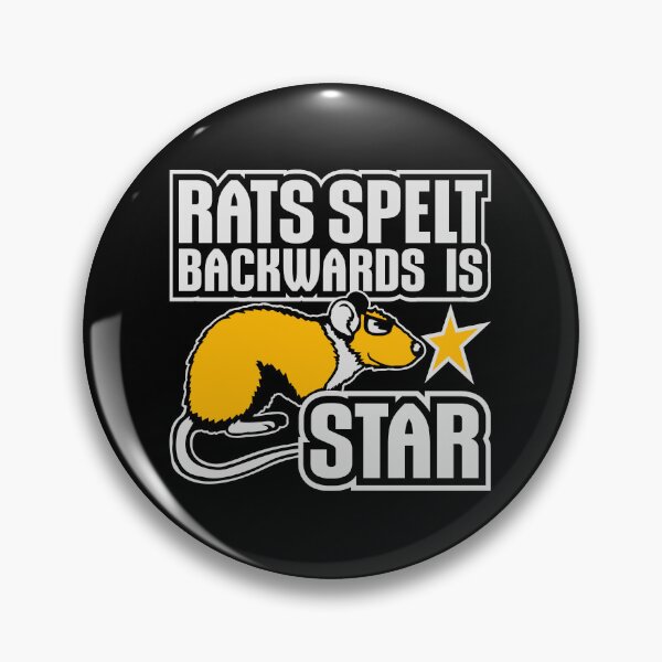 Item preview, Rats Spelt Backwards Is Star Funny Clever Quote Logo designed and sold by shirt-o-mat.