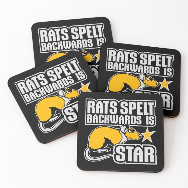 Item preview, Rats Spelt Backwards Is Star Funny Clever Quote Logo designed and sold by shirt-o-mat.