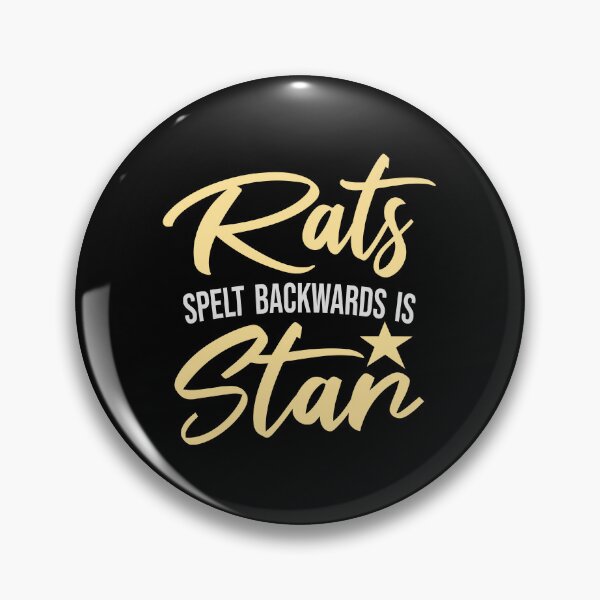 Item preview, Rats Spelt Backwards Is Star Funny Clever Quote Logo designed and sold by shirt-o-mat.