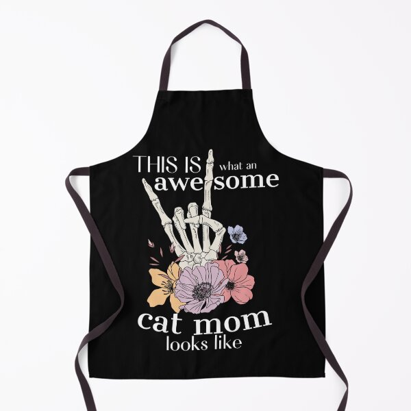 Item preview, This is what an awesome cat mom looks like Classic Funny T-Shirt designed and sold by OldSkullDesigns.