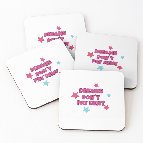 Item preview, Dreams do not pay rent  designed and sold by GiraffeandStuff.