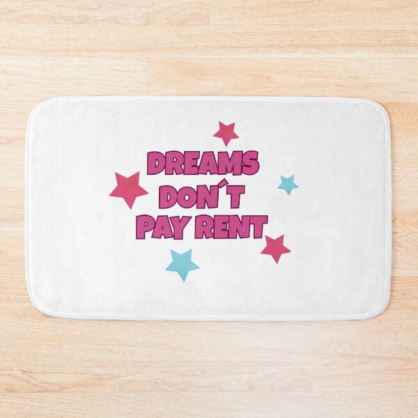 Item preview, Dreams do not pay rent  designed and sold by GiraffeandStuff.