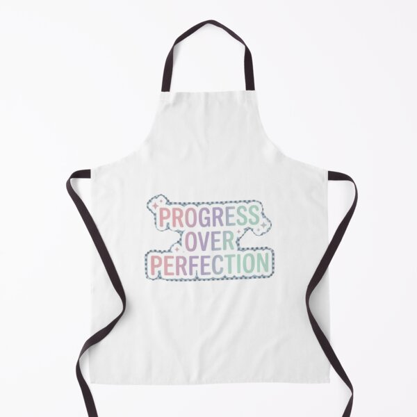 Item preview, Progress Over Perfection Motivational Sticker designed and sold by CutePlix.