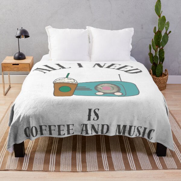 Item preview, All I need is music and iced coffee designed and sold by TaraPen.