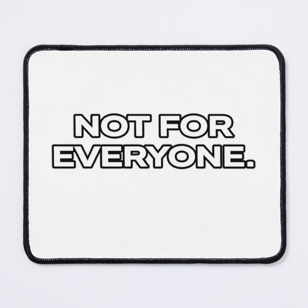 Item preview, Minimalist Statement Design – Not For Everyone Typography Design designed and sold by ZEVARO.