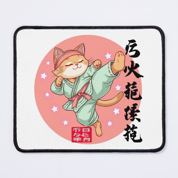 Item preview, Funny Karate Cat Material Arts Japanese Style Art designed and sold by CeliaZnx.