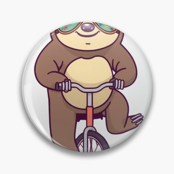Item preview, Funny Sloth Riding Unicycle One Wheel Balance Sport Gift designed and sold by QuikFun.