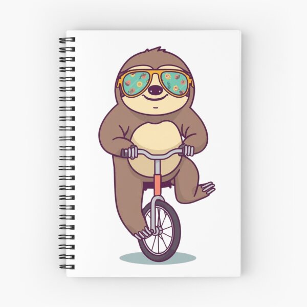 Item preview, Funny Sloth Riding Unicycle One Wheel Balance Sport Gift designed and sold by QuikFun.