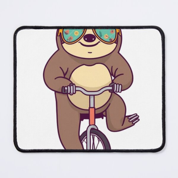 Item preview, Funny Sloth Riding Unicycle One Wheel Balance Sport Gift designed and sold by QuikFun.