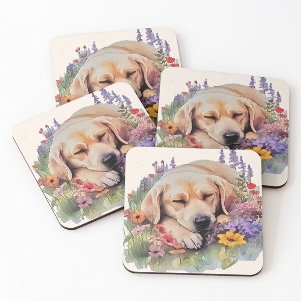 Item preview, Coquette Dog in Pink Floral Bow | Fairycore Watercolor  designed and sold by Tokraz-art.