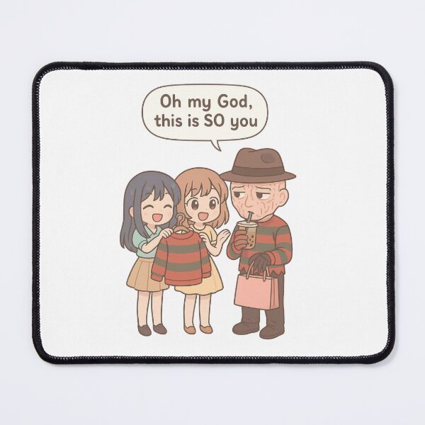 Item preview, Freddy Krueger Shopping Parody | “This Is So You” Funny Horror Meme Design | Kawaii Anime Slasher Art designed and sold by Donsean22.