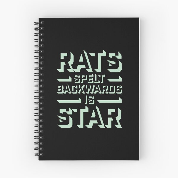Item preview, Rats Spelt Backwards Is Star Funny Clever Quote Logo designed and sold by shirt-o-mat.