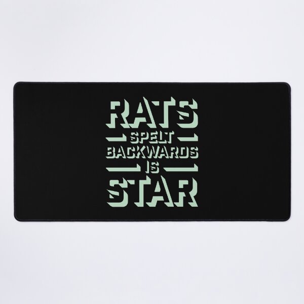 Item preview, Rats Spelt Backwards Is Star Funny Clever Quote Logo designed and sold by shirt-o-mat.