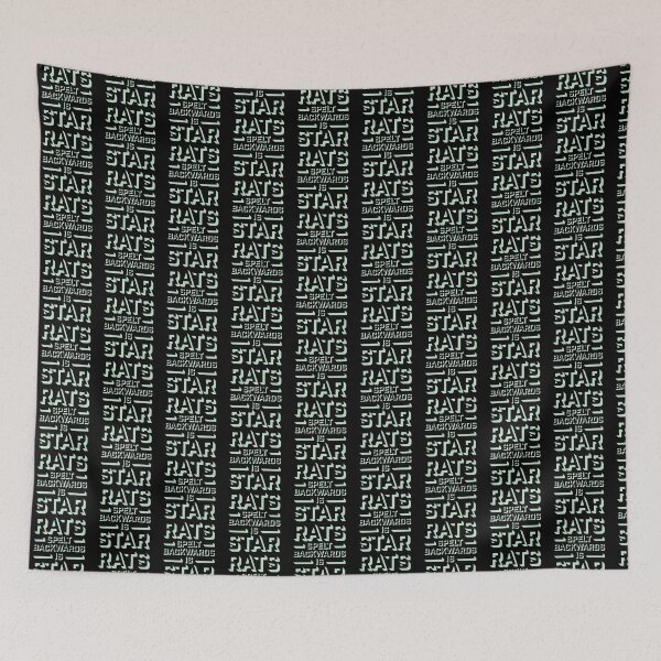 Item preview, Rats Spelt Backwards Is Star Funny Clever Quote Logo designed and sold by shirt-o-mat.