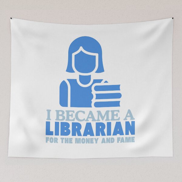 Item preview, Librarian For Money And Fame Funny Quote designed and sold by CleanDecor.