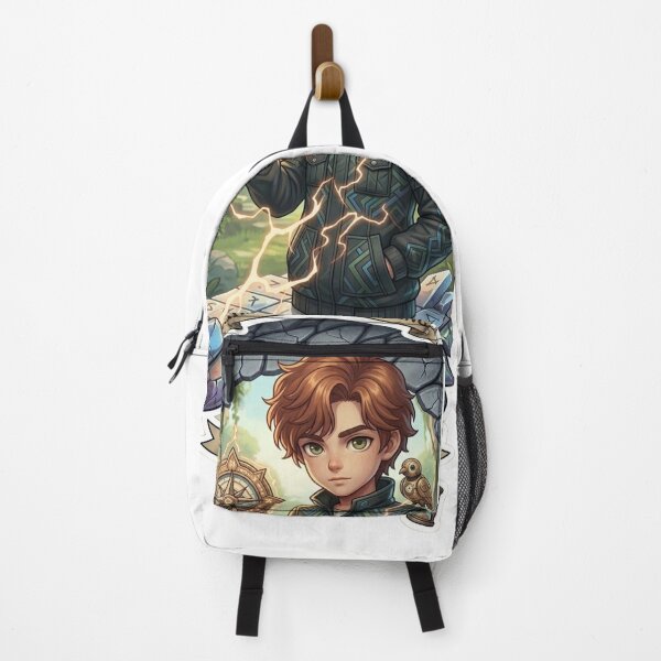 Item preview, Ancient Whispers Anime Adventurer with Magical Map designed and sold by RickyStick.