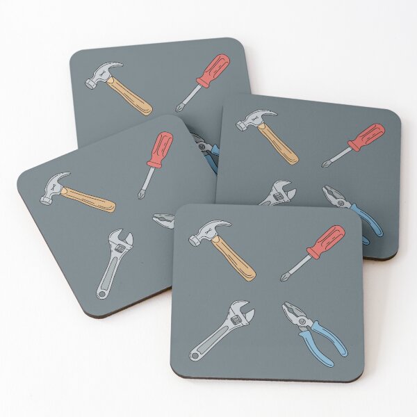 Item preview, Hand Tools 4 Stickers Hammer Screw Driver Wrench Pliers designed and sold by Alec Buchan.