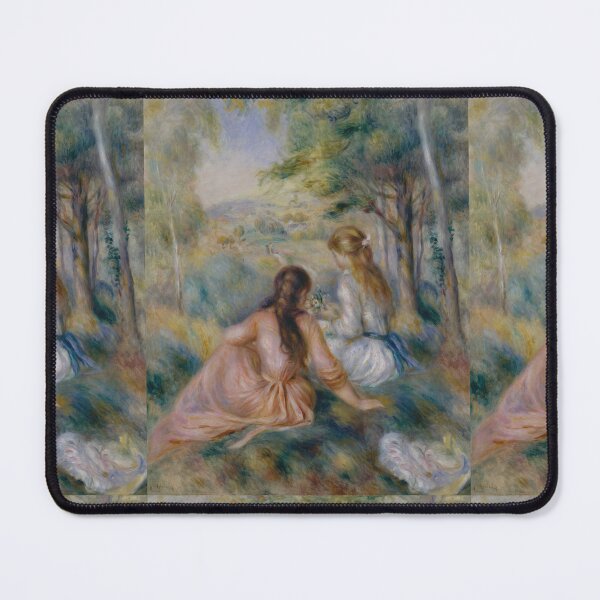 Item preview, In the Meadow by Pierre-Auguste Renoir: Romantic Impressionist Fine Art Print designed and sold by artofuniverse.