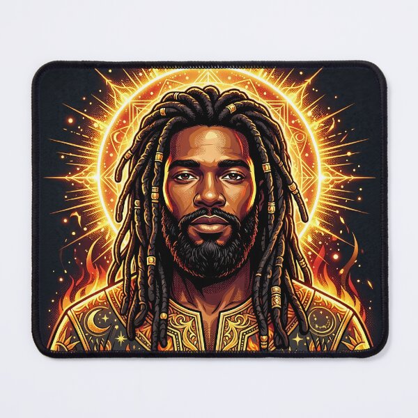 Item preview, Majestic Divine Dreadlocked Sun King designed and sold by Brasuca's Art.