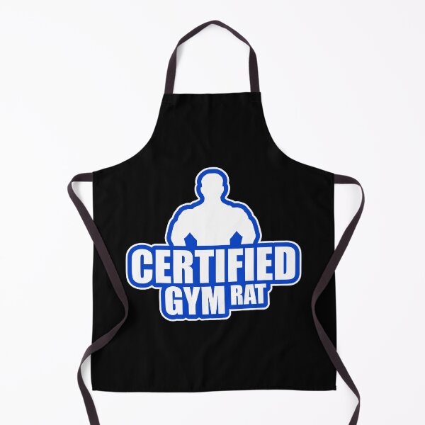 Item preview, Certified Gym Rat Funny Workout Fitness Quote Logo designed and sold by shirt-o-mat.